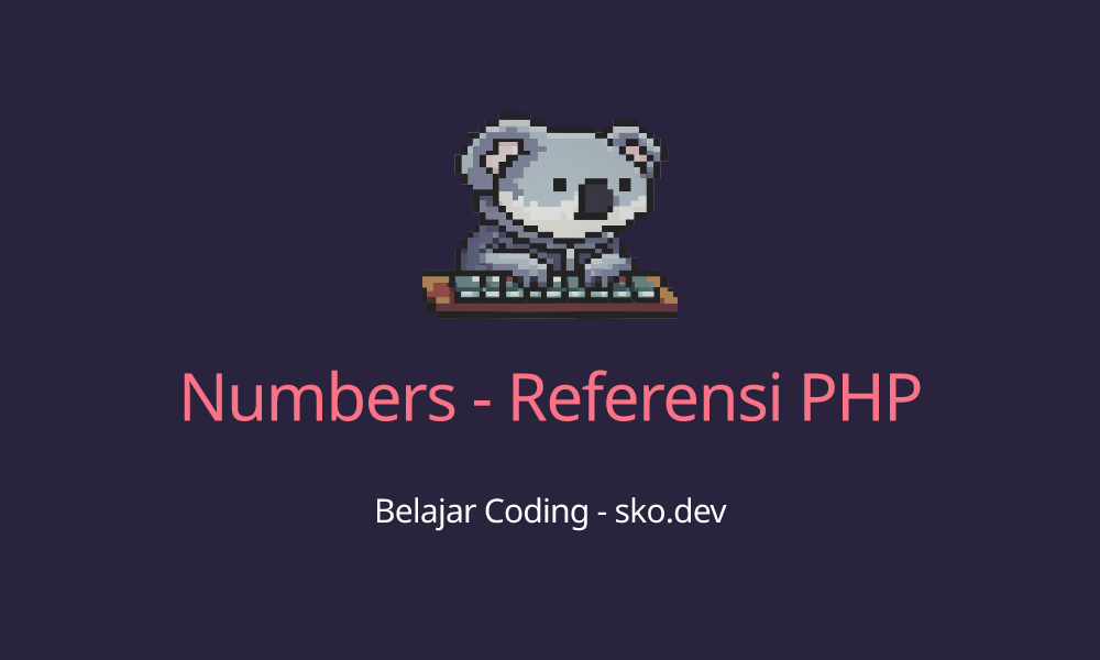 Numbers - Referensi PHP